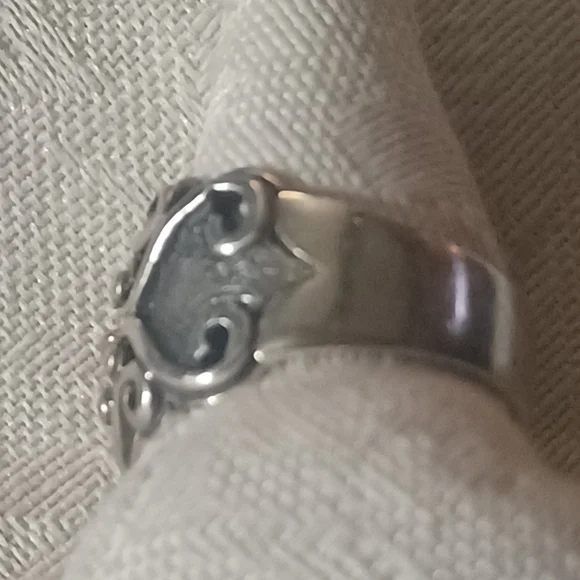 Konstantino Diamond Scroll Ring, SS &18k, Size 5.5 - Picture 6 of 13